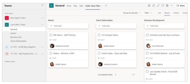 Microsoft teams for lawyers